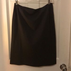 J. Crew factory navy wool pinstripe suit skirt 6